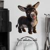 Cat Cartoon Decal Static Cling Wall Fridge Car Sticker Multipurpose Removable DIY Decor