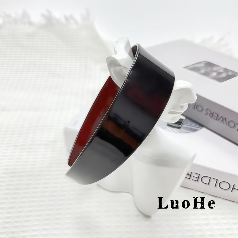 Elegantes Retro Schildpatt Breites Stirnband - Vielseitiges Acetat Modeaccessoire für Damen