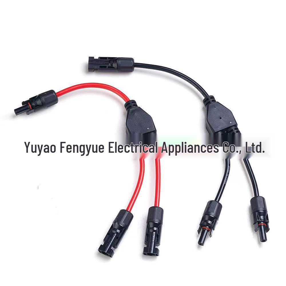 37cm 10AWG Dual Solar Panel Charging Cable Connector