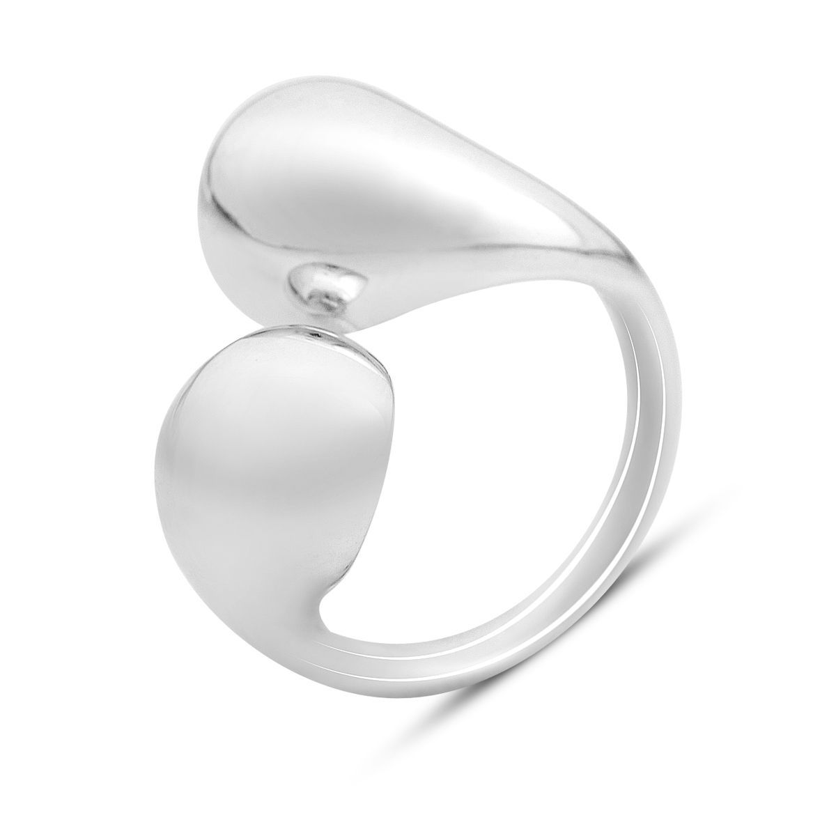 

Silver ring without stones, product weight 5.16 g (2161202) 17.5