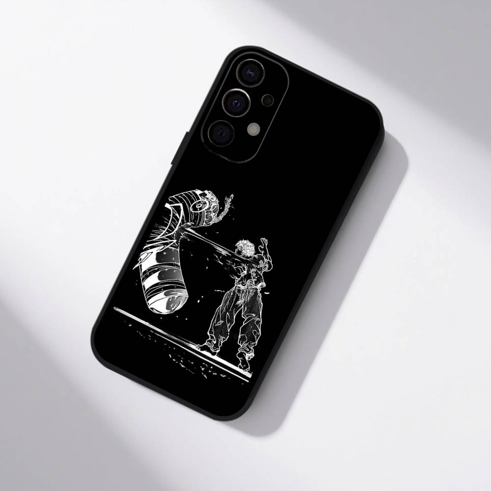Baki Anime H-Hanma Phone Case For Samsung S25,S24,S21,S22,S23,S30,Ultra,S20,Plus,Fe,Lite,5G Black Cover