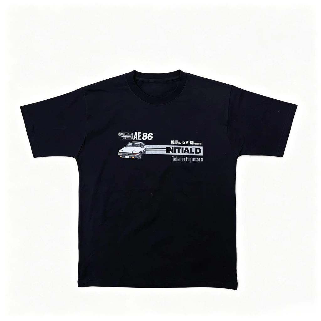 2026 Initial D Cotton Tshirt Ae86 Graphic Printing Highend Luxury Unisex Style Both Of Unisex And Unisex