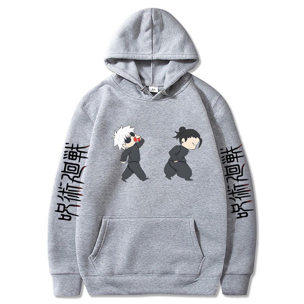Jujutsu Kaisen Anime Hoodies Cartoon Satoru Gojo Cute Print