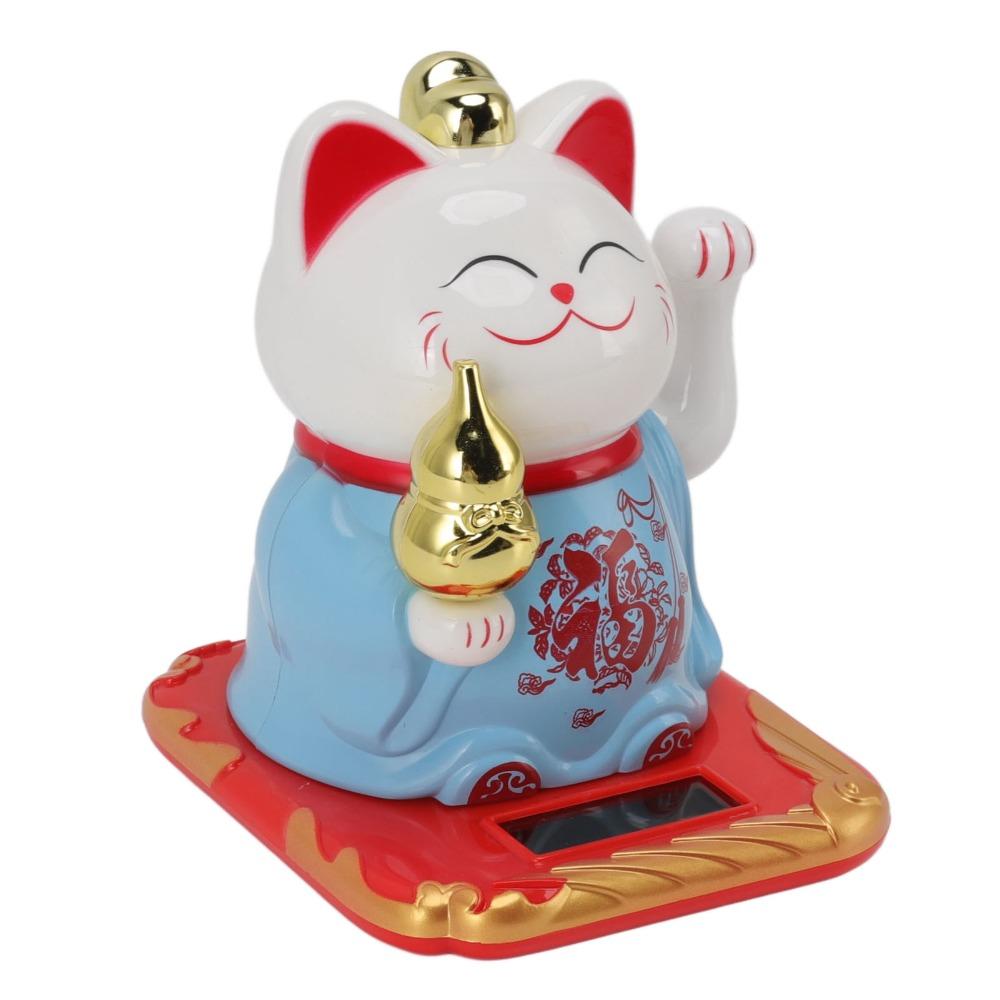 4.13x3.74x3.27in Chinese Fortune Cat Ornament Desktop Auspicious Decor  Window Embellishment