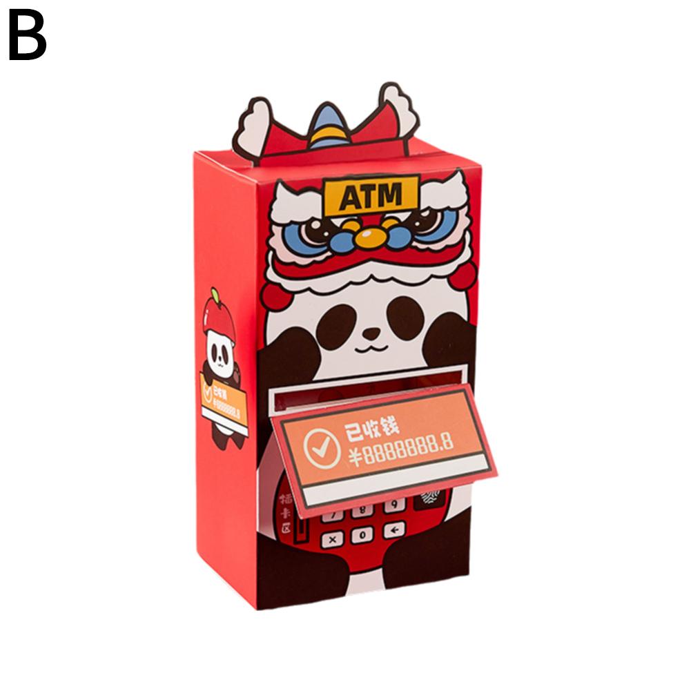 

Банкомат Красный конверт Китайский Креативный Новый год Денежный мешок День рождения . Денежная церемония годовщины Gi K4Z0 B-One size