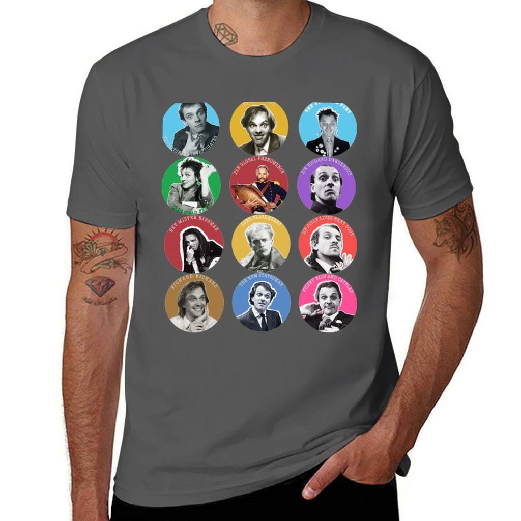 Mega Rik Mayall Collection Tshirt Comfortable Basic Crew Neck Tee