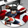 1pc Haikyuu Kageyama Tobio Round Carpet - Anime Design Chair Mat, Anti-Slip Rug for Office, Home Decor, Living Room