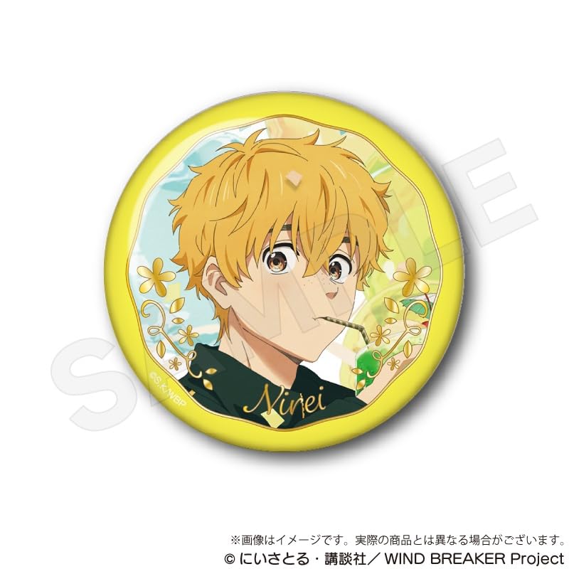 WIND BREAKER Trading Can Badges Birthday Illustration Box of 10 Foil-Stamped Ver.