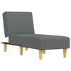 VidaXL Chaise Longue Dark Grey Fabric 352799