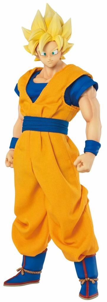 Dimension of Dragon Ball Super Saiyan Son Goku, approximately 210mm, ABS & PVC & fabric painted finished figure