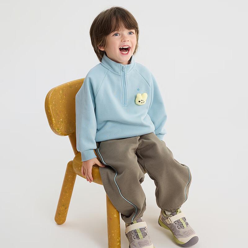 Balabala Kids' Winter Fleece Sweatshirt & Pants Set