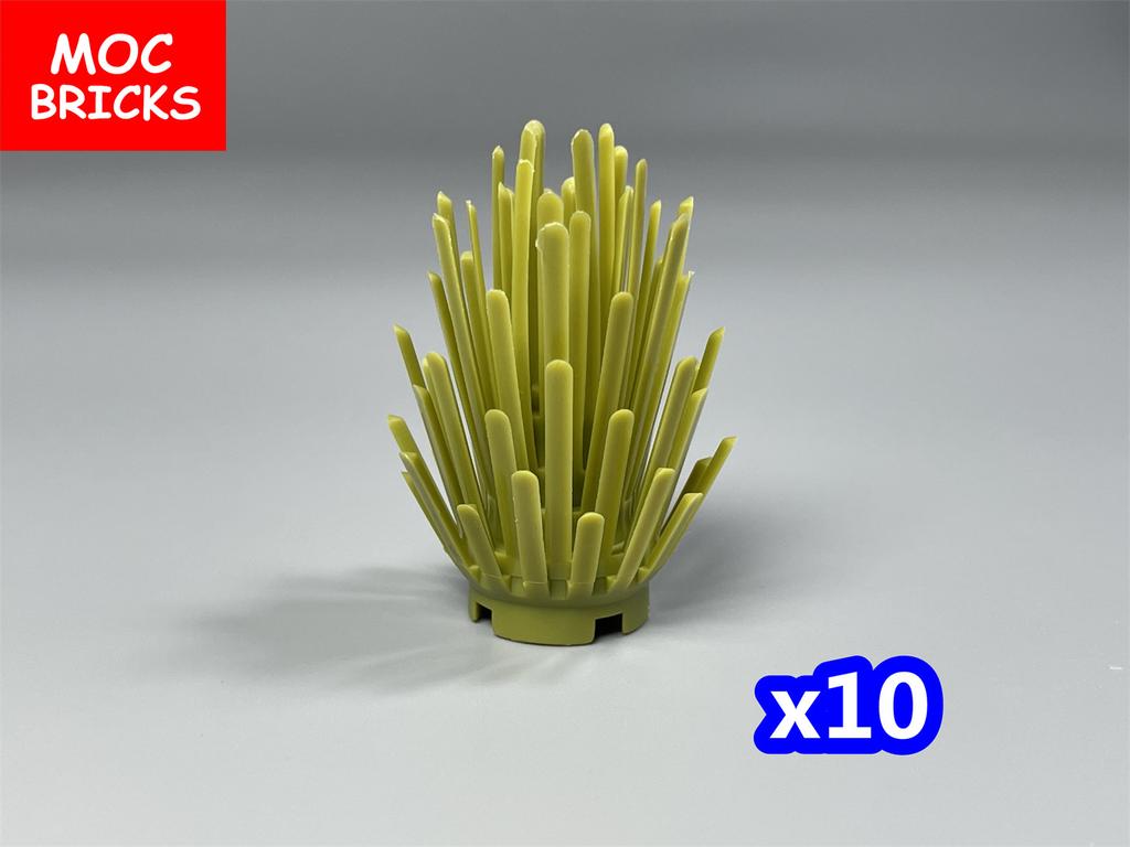 Non-Toxic Moc Bricks Bush Shrubbery City House Accessories Plant Tree Pine Shrub Assembled Particles Children'S Dolls Kids Toys