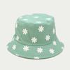 Korean Version Flower Printed Fisherman Hat for Women Japanese Style Artistic Small Fresh Basin Hat Summer Outdoor Double-sided Sunshade Hat
