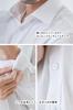 Valeria White Dress Business Striped Dobby Long White Top 1 Men's Shirt, Shirt, Shirt, Weave, Casual, Sleeve, (Size M, Shirt)