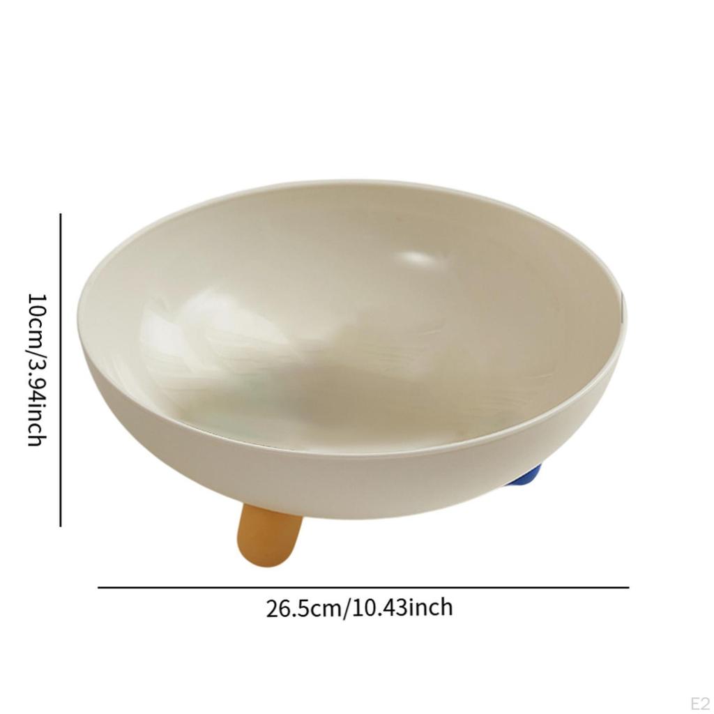 Obstschale Dekorativ Modern Stilvoll Dessert-Präsentationsplatte Rund auf Fuß für Wohnzimmer