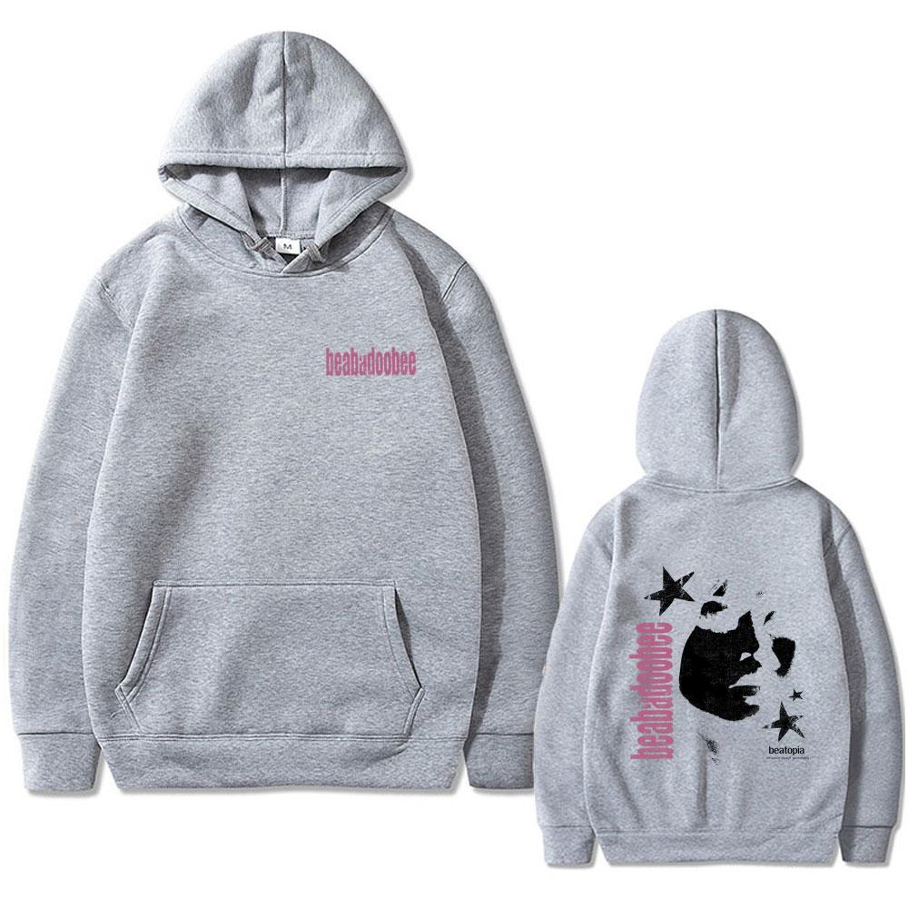 Beabadoobee- Men's Facial graphic hoodie pop music Hoodie Vintage Unisex casual Sweatshirt