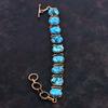 Tibetan turquoise bracelet copper bracelet handmade jewelry adjustable chain gemstone bracelet very pretty copper jewelry anniversary gifts