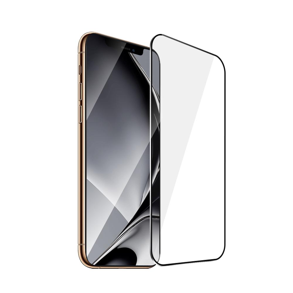 Szkło Hartowane Z Metalową Ramką Do Iphone Xs Max / 11 Pro Max Czarna Ramka
