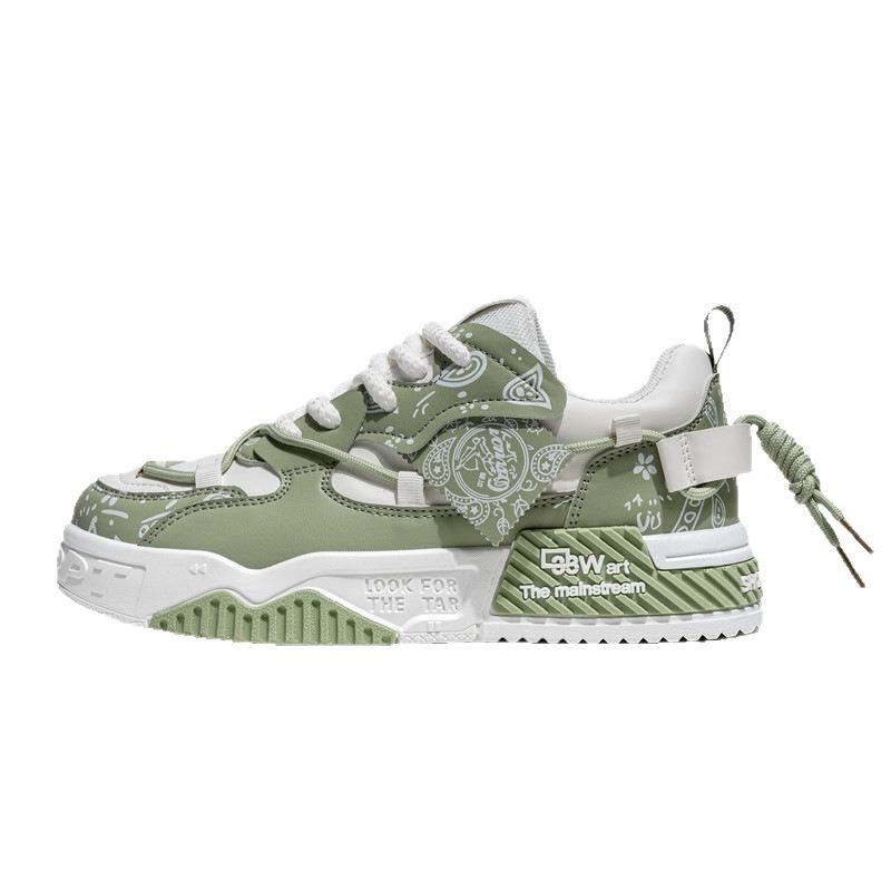 Men's Trendy Shoes Summer Niche Design Sense Sports Board Shoes Boys Trendy Brand Versatile Casual Shoes Increase Height