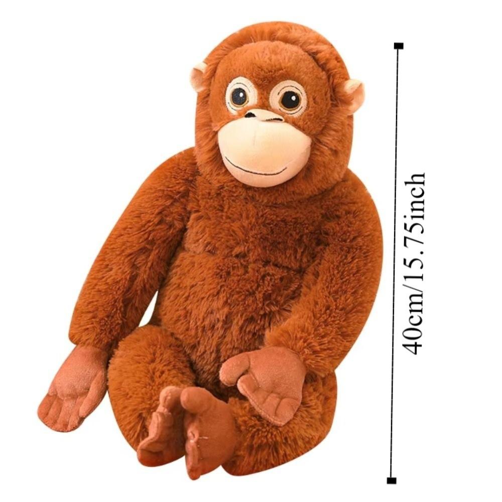 Stuffed Doll Monkey Plush Toy Realistice Orangutan Plush Doll Large Plush Monkey Doll Baby Toys