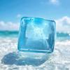 Ice Cube Squishy Toy TPR Jelly Gel Stress Relief