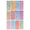 Aufgepuffte Stickerbögen Dekorativer Sticker Niedlicher Kleiner Sticker für Kinder & Erwachsene, Wiederverwendbarer Winziger Sticker für Scrapbooking