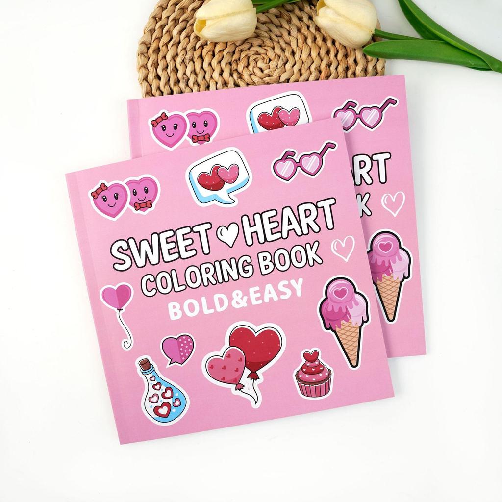 40 Pages Food Fruit Coloring Book Cartoon Doodles Creative Art Activity Kids Drawing Painting Toy