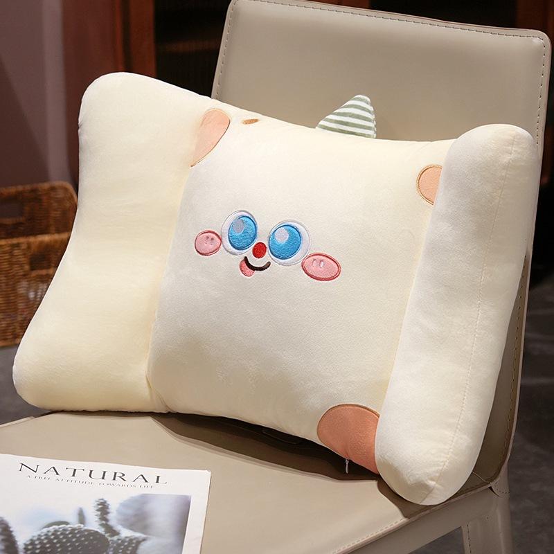 

Cartoon Animal Rabbit Waist Student Dormitory Cushion Home Sofa Cushion Girls Office Sedentary Pillow Cushion 58*35cm（0.75kg）