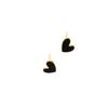 Minimalist Heart Shaped Hoop Earrings Simple Stud Design Lightweight Small Size Fashion Jewelry Accessories for Everyday Wear