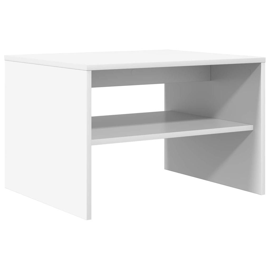 White Coffee Table 60 x 50 x 40 cm Particleboard