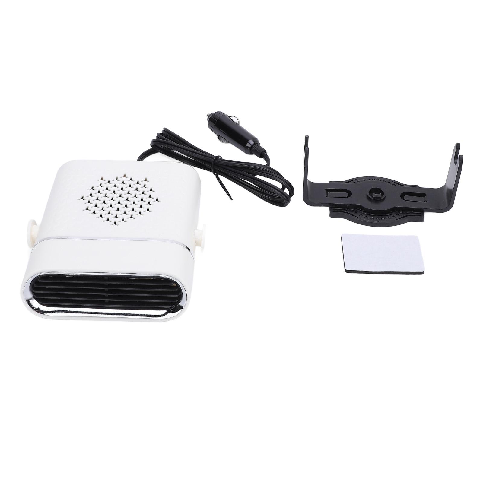 

Портативный автомобильный обогреватель Высокая мощность Портативный многофункциональный автомобильный обогреватель для размораживания лобового стекла Черный 24 В белый