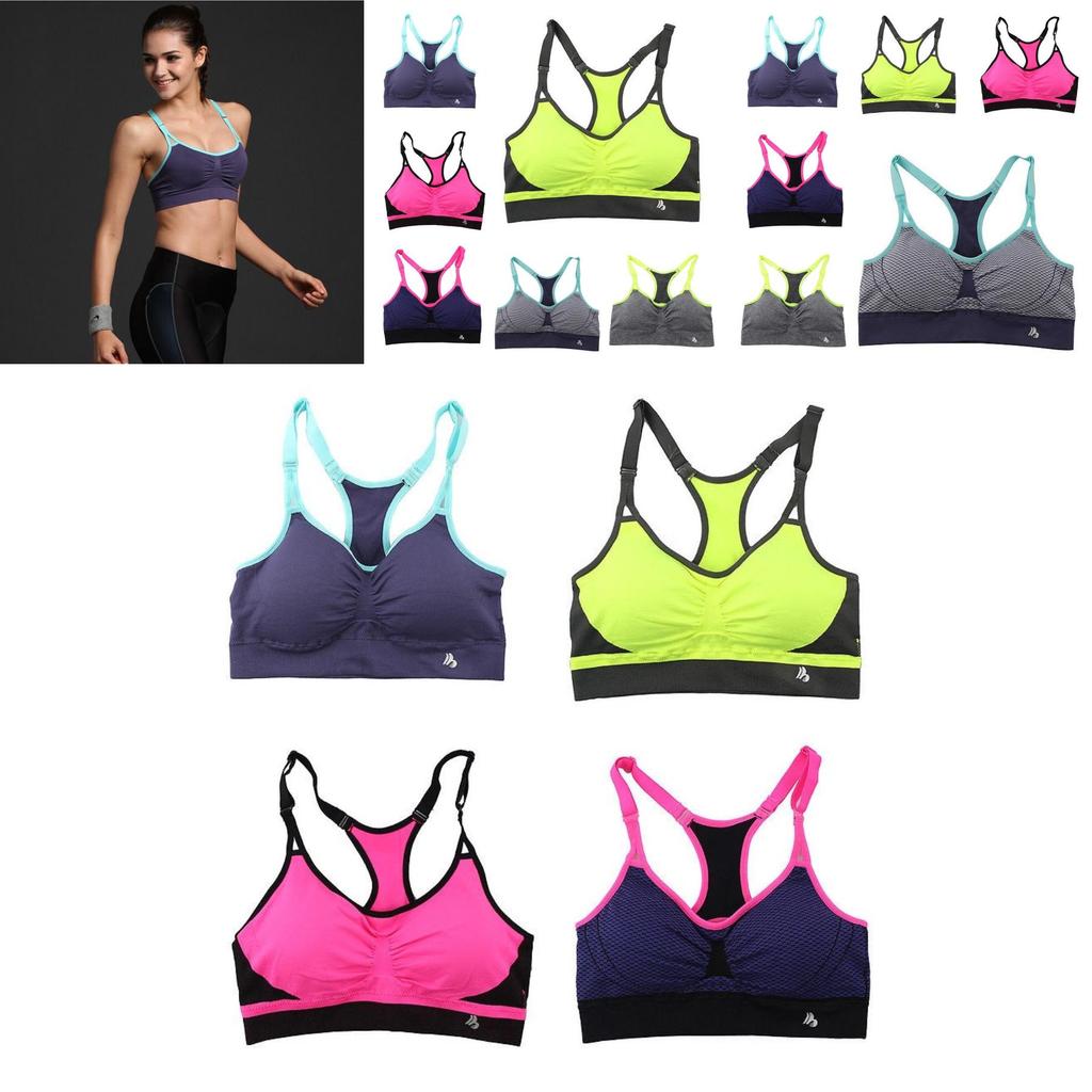 2022 Women's High-impact Sports Bra Breathable Nylon Mesh Beautiful Back Gym Bra