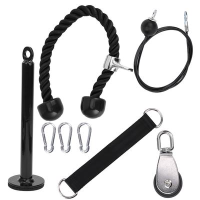 8 Stück Tragbare Fitnessgeräte DIY Seilzug Übung Armkrafttraining Trizeps