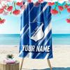 Personalizowany Ręcznik Plażowy z Nadrukiem TSG Hoffenheim, Duży Miękki Szybkoschnący Ręcznik na Plażę, Kemping, Pływanie