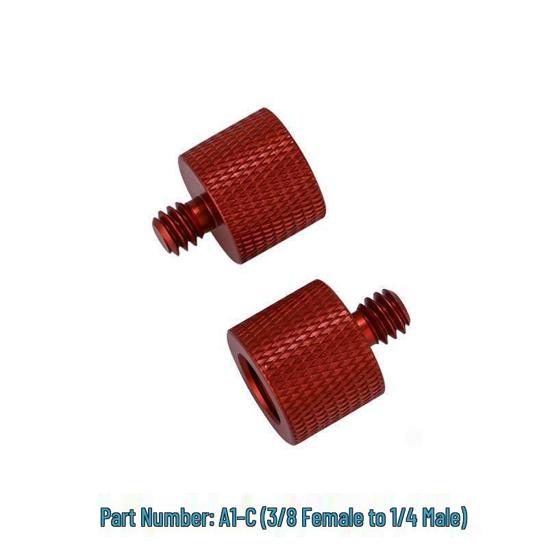1/4 to 3/8 M4 M5 M6 M8 Screw Adapter for Tripod, Pan/Tilt Camera, Hot Shoe Mount & Light Stand