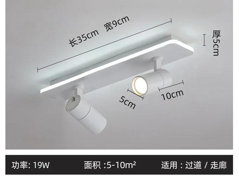 

Modern Black Led Ceiling Chandeliers For Living Dining Room Bedroom Decor Lights Kitchen Corridor Lamps With Spotlights Fixture WHITE LIGHT