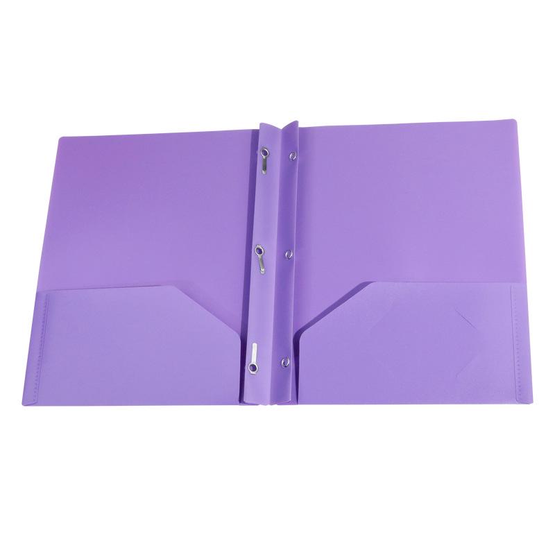 Multi-color Tadpole Clip Document Holder - Plastic Loose-leaf Folder with Classification Storage