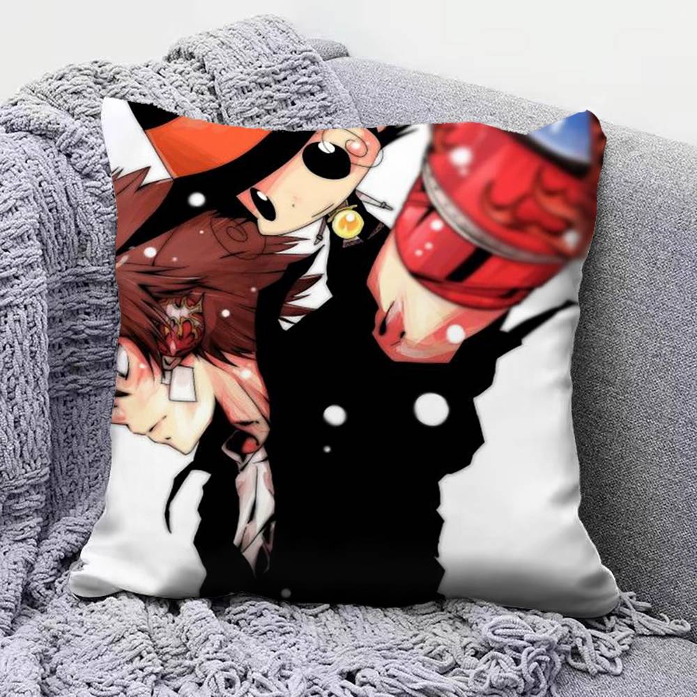 Anime KKatekyo Hitman Reborn Pillow Covers Home Sofa Cushion Covers and Aecorative Custom