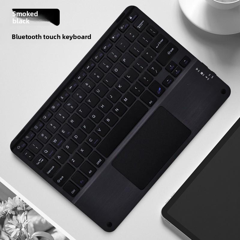 Touch Bluetooth Keyboard Magnetic for iPad Tablet Silent Wireless Rechargeable Colorful Keys