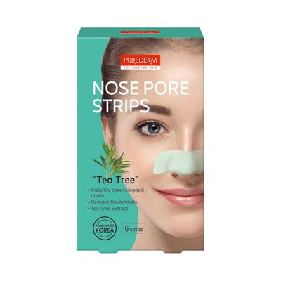 Purederm Plastry Na Nos Drzewo Herbaciane 6Szt