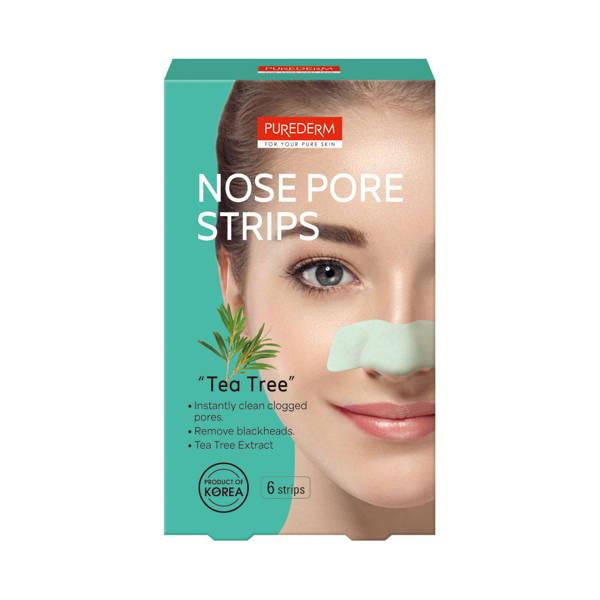 Purederm Plastry Na Nos Drzewo Herbaciane 6Szt