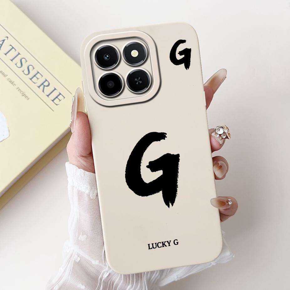 For Honor X6C Case NIC-LX1 NIC-LX2 NIC-LX3 Cute Lucky Letters Cover Soft TPU Phone Case For Honor X6c X 6c HonorX6C Fundas Coque