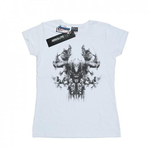 

Marvel Womens/Ladies Avengers Endgame Thanos Rorschach Cotton T-Shirt XXL білий