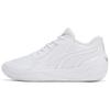 Puma MB.02 Mens Low Top Basketball Shoes White Round Toe Lace Up Cushioned 379419-01