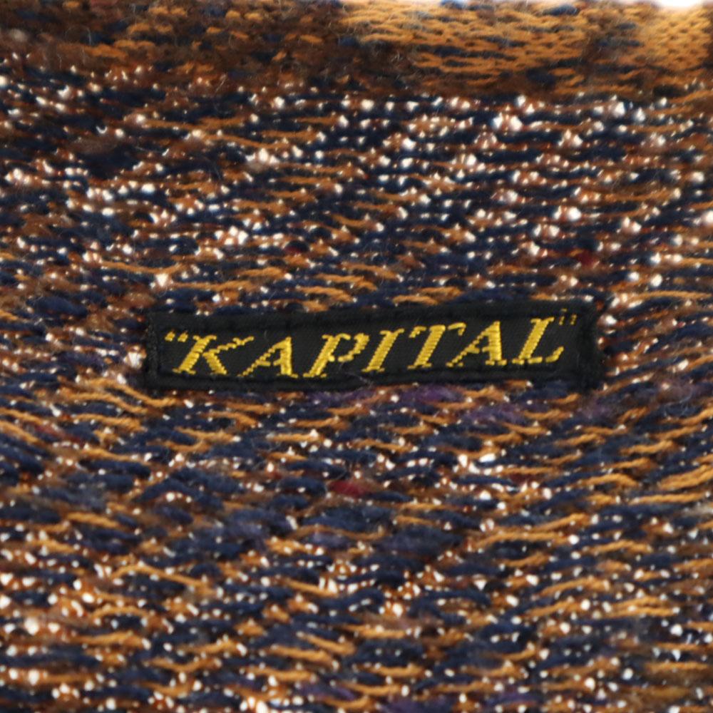 KAPITAL Made In Japan Overall Handle Five-quarter Sleeve Knit Long Dress Women Used