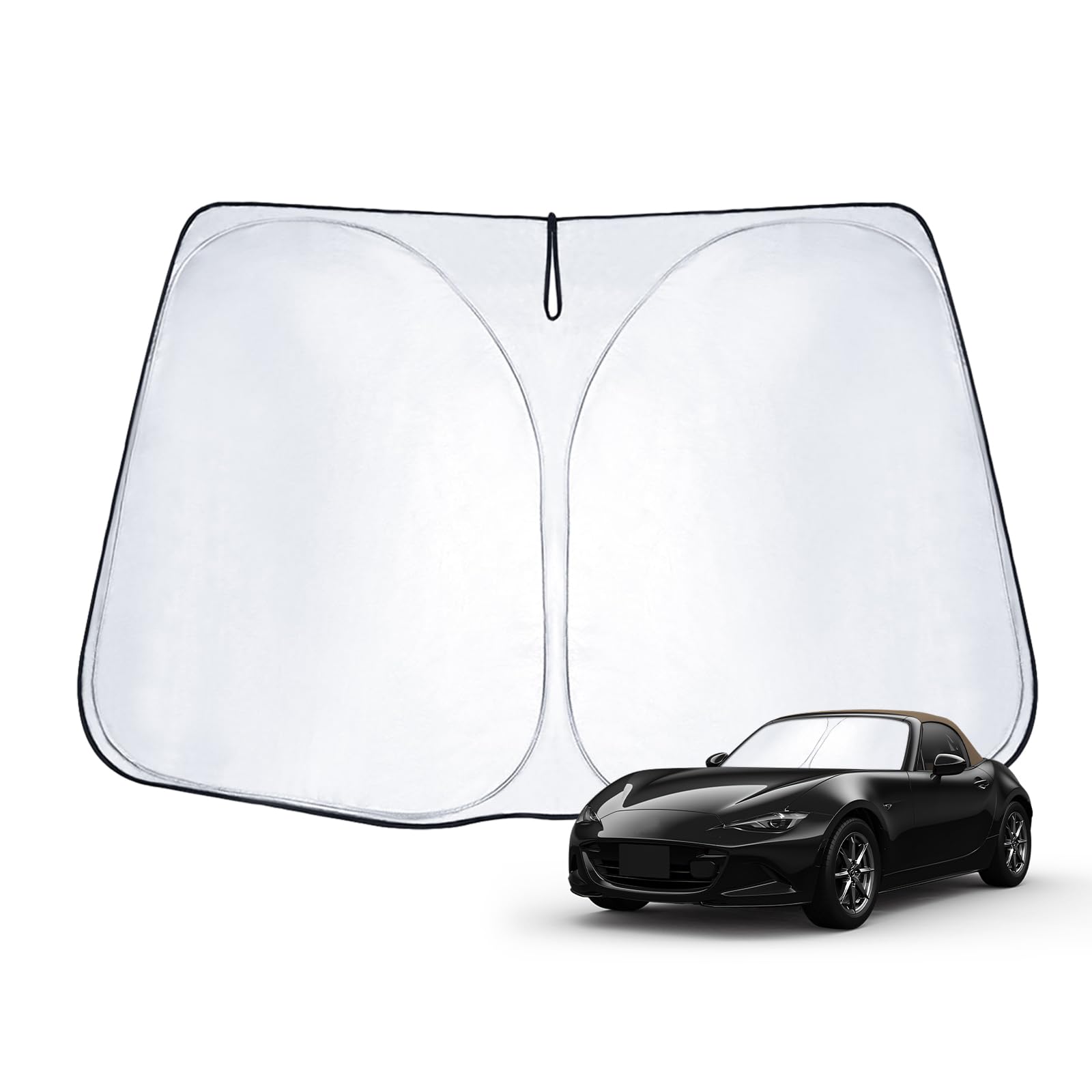 

ECOZEN Солнцезащитный козырек для Mazda Roadster серии ND Увеличенный передний УФ-свет Тепло Легкие кастомные детали для автомобиля Защита конфиденциальности (4-е поколение) - Долговечность,