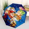 Dwarfs,Fantasy Themed Automatic Opening and Closing Folding Umbrella, Reinforced 8 Ribs, Compact Travel Design, Fashionable Folding Umbrella