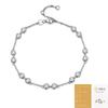 Elegant Sterling Geometric Moissanite Bracelet Women Lightweight Luxury Jewelry With 14x3mm Lab-Created Stones