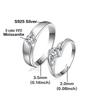 925 Sterling Silver Couple Rings – High-End, Simple, Versatile Gift for Friends, Male & Female