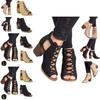 Stylish Roman Style Wedge Sandals With Hollow Out Design For Women